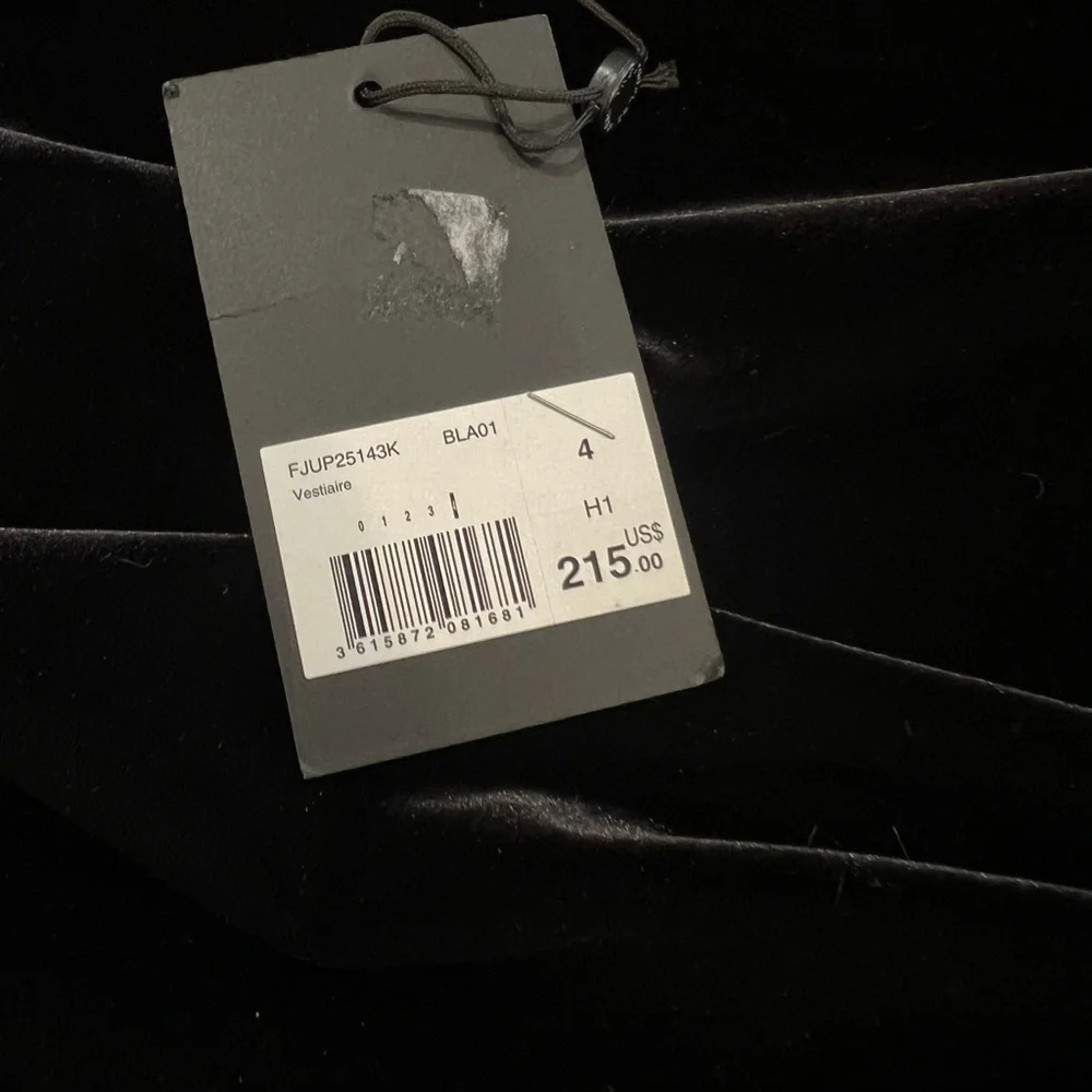 The Kooples Technical Fleece Ruched Mini Skirt Size FR 4 / Size 10/XL US NWT